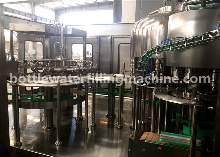 Quality Automatic Pure Water Filling Machine / PET Bottling Equipment Low Noise for sale