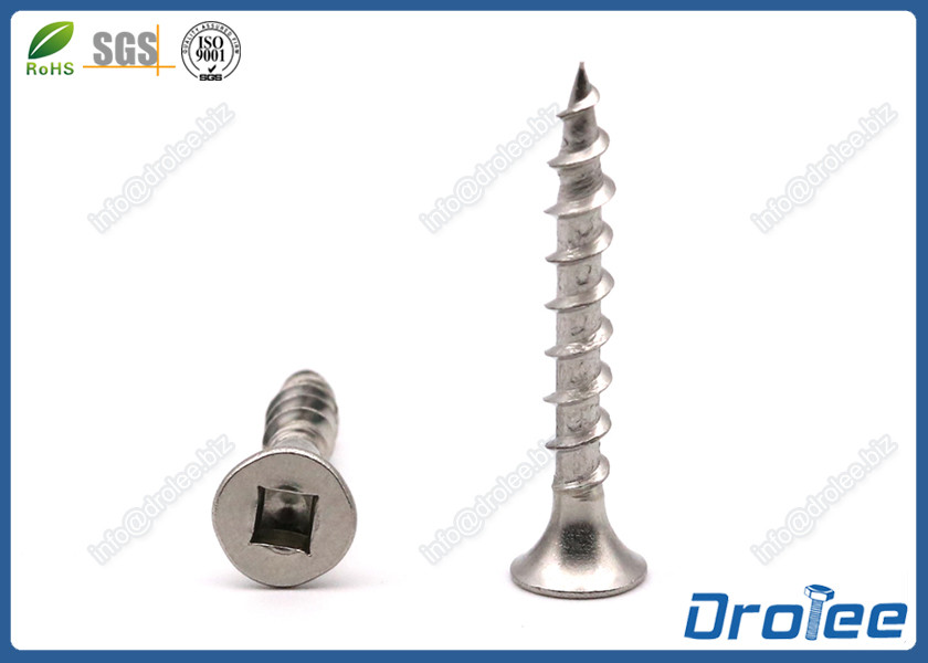 Quality 304/305/316 Stainless Steel Square Robertson Drive Bugle Head Deck Screws for sale