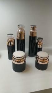 Quality Wholesale 15ml 30ml 50ml press pump sliver airless aluminum cosmetic bottle for sale