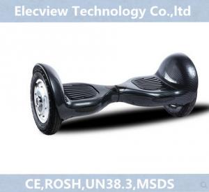 Quality 10 inch black two wheel hoverboard self balancing scooter bluetooth LED lighting for sale