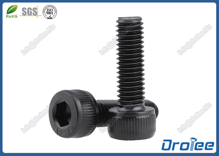 Quality A2/A4/304/316 Stainless Steel Black Oxide Socket Head Cap Screw for sale