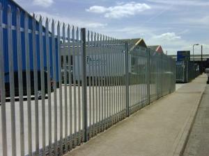 Quality Hot Dipped Galvanized 6ft High Steel Palisade Fencing With W Pale for sale