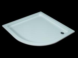 Quality Thin ABS Shower Tray , Offset Quadrant Shower Tray With Upstands For Tiling 5mm Sector for sale