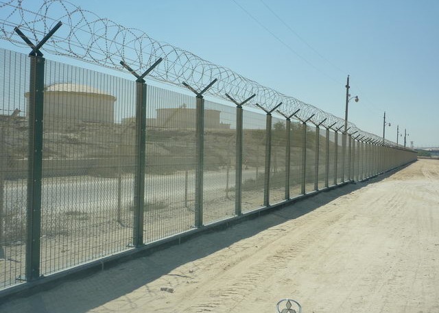 Buy cheap Military Site Anti Intrusion Pvc Coated 358 Mesh Fencing Top With Razor Barbed from wholesalers