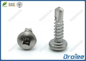 Quality Stainless Steel 18-8/316/410 Pan Head Square Drive Self Drilling Tek Screws for sale