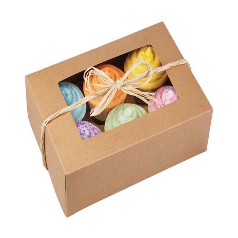 Buy 6pcs cookie paper box  cardboard macaron packaging box  fried chicken cardboard box at wholesale prices