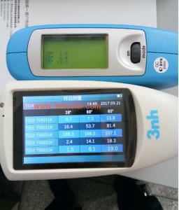 Quality 0.1GU Multi Angle Gloss Meter Portable 3NH 20 60 85 Surface Glossiness Measurement Machine for sale