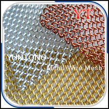 Buy cheap Luster Metallic Coil Drapery Mesh Curtain from wholesalers