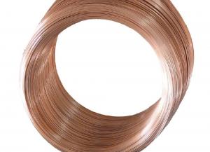 Cold Drawing Single Wall Coated Copper Steel Bundy Tube To Protect Rust  4.76 mm  X 0.7 mm