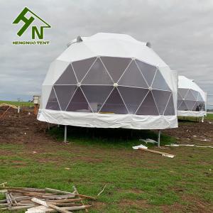 Quality Large Camping Home Backyard Geodesic Dome Tent Kits Glamping Garden House for sale
