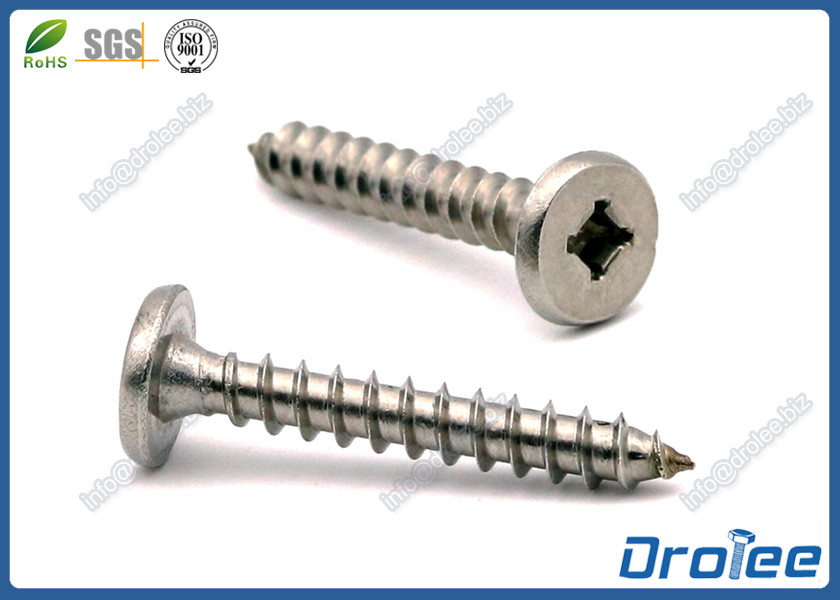 Quality Stainless Steel Pancake Head Philips Square Drive Panel Clip Screws for sale