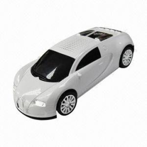 Cool Mini Speaker with Bugatti Car Shape, support FM radio/MP3 Player 