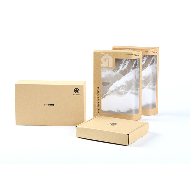 Beautiful Custom Paper Packaging Box For Gifts , Clear PVC Large Packaging Box