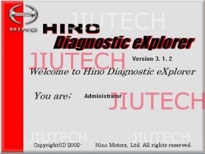 Quality Hino Diagnostic Explorer V3.12 Software For Auto Diagnostic Tool for sale