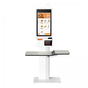 Quality Free Standing Multi Touch Screen Self Service Kiosk Pos Printer for sale