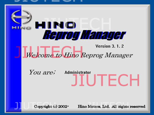 Quality Hino Reprog Manager V3.12 / Hino Diagnostic Software For Ecu Engine Progamming for sale