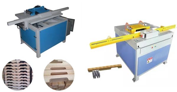 Quality Semi Automatic Double Head Wood Stringer Pallet Notching Machine for sale