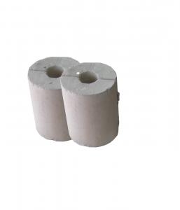 Quality High Temperature Resistance Calcium Silicate Pipe Cover 1000ºC Industrial for sale