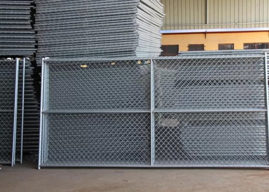 Quality Chain Link 8x12ft Temporary Security Fencing With 11.5ga Diameter Wire for sale