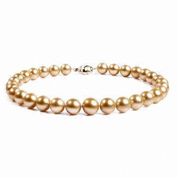 Quality Big natural freshwater pearl jewelry with 12-13mm pearls and silver clip, freshwater pearl necklace for sale
