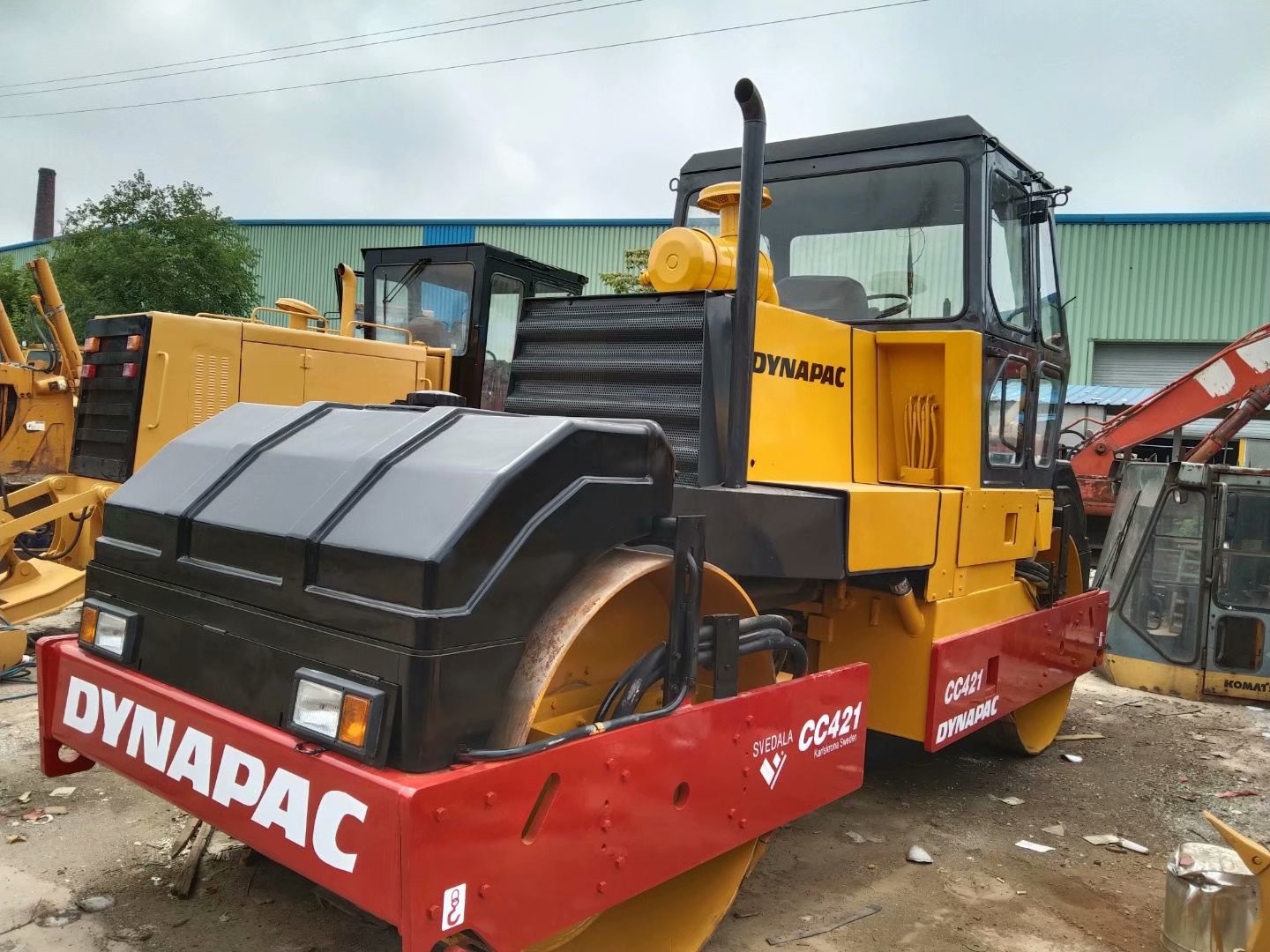 Quality Used Dynapac CC421 Douable Drum Road Roller Made in Sweden/Used Douable Drum Road Roller In Good Condition for sale