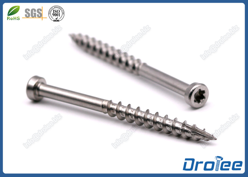 Quality 410 Stainless Steel Star Drive Decking Screws, Passivated & Hardened,  Type 17 for sale