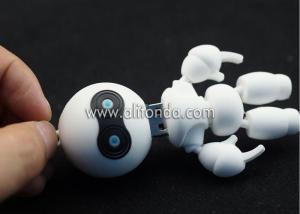 Quality Soft PVC 3d robot shape USB flash driver custom 3d USB flash disk for promotion for sale