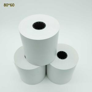 Quality 80x60mm Thermal Receipt Paper Roll For POS ATM for sale