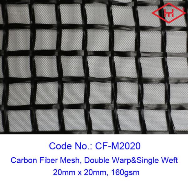 Buy 20MM X 20MM Carbon Fiber Mesh Fabric Sustainable Concrete For Structure Reinforcement at wholesale prices