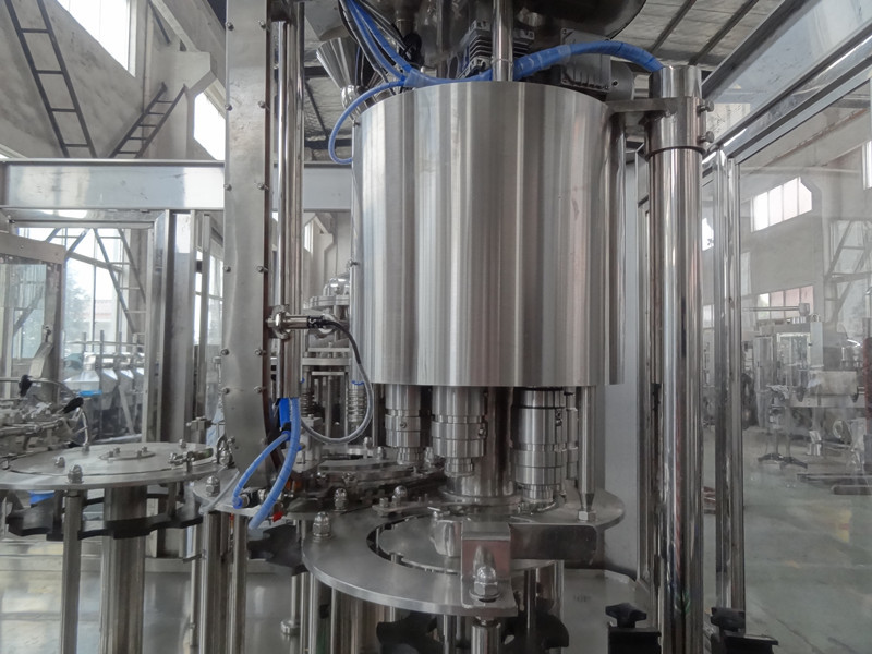 Quality Automatic Beverage Manufacturing Equipment 4 In 1 Bottle Washing Filling Capping for sale