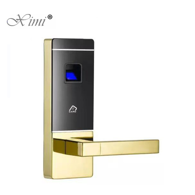 Quality Intelligent Fingerprint Door Lock System , Alloy Finger Sensor Door Lock for sale