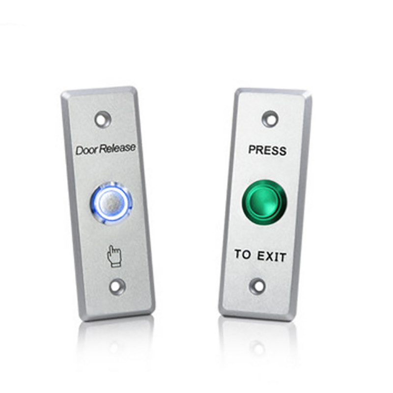 Quality Zinc Alloy Access Control System Exit Button Door Release Push Exit Switch for sale
