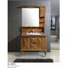 Buy cheap Brown Solid Wood Bathroom Vanity , Mirrored Bathroom Vanity With Sink Floor from wholesalers