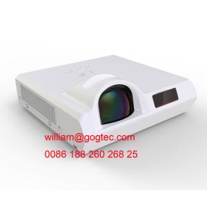 Quality Short throw 4000 lumens native 1024*768 LCD multimedia projector 0.75m get 80" screen for sale
