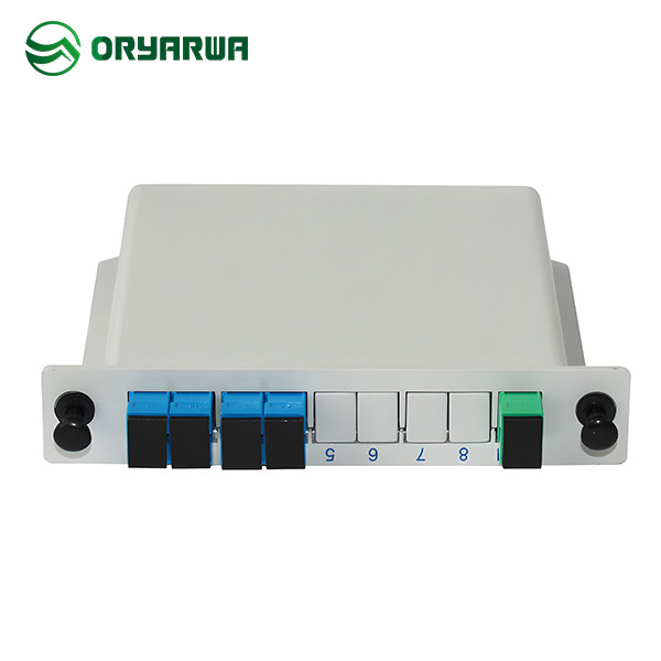 1x4 Casstte PLC Splitter Fiber Optic SC UPC Connector