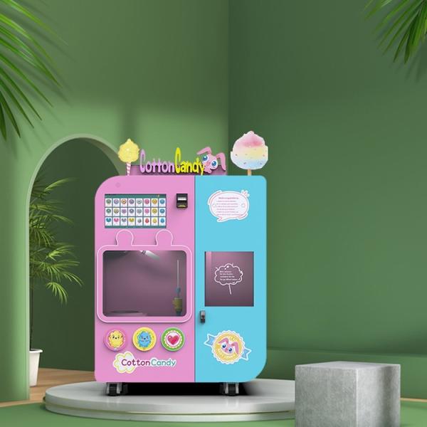 Buy Fully Automatic Cotton Candy Vending Machine GPS Positioning L650*W1300*H1750mm at wholesale prices