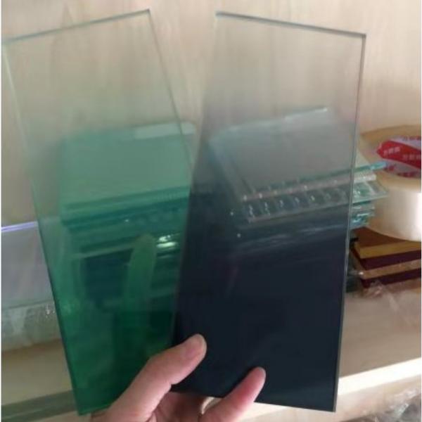 Gradient Colored Tempered Art Glass Frosted Toughened Sandwich Decorative