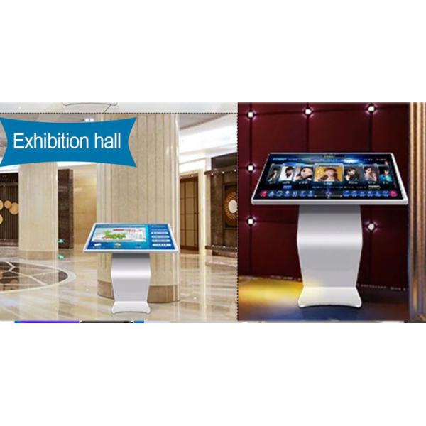 Horizontal Touch Screen Kiosk 55inch LCD IR Touch Screen Advertising Player