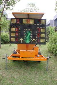 Quality Trailer Mounted Programmable Led Moving Message Sign For Advertising for sale