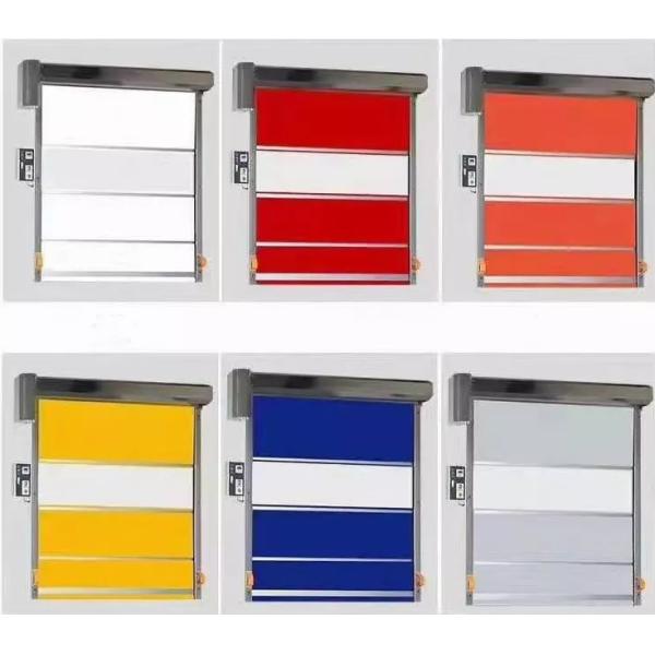 220V/380V 50Hz High Speed Roll Up Freezer Doors Break Prevention High Frequency Operation