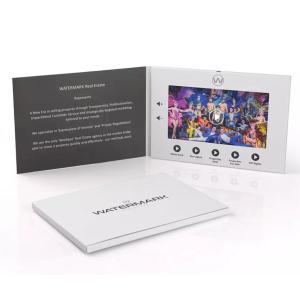 Quality LCD screen 2GB 2000mah battery 10.1 tv invitation card video booklet for sale