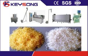 China Reconstituted Instant Rice Machine , PLC Control Artificial Rice Processing Line on sale