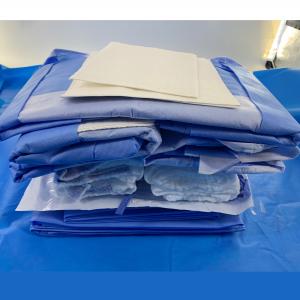 China Disposable Sterile medical gynecology drape gynecology surgical pack kit on sale