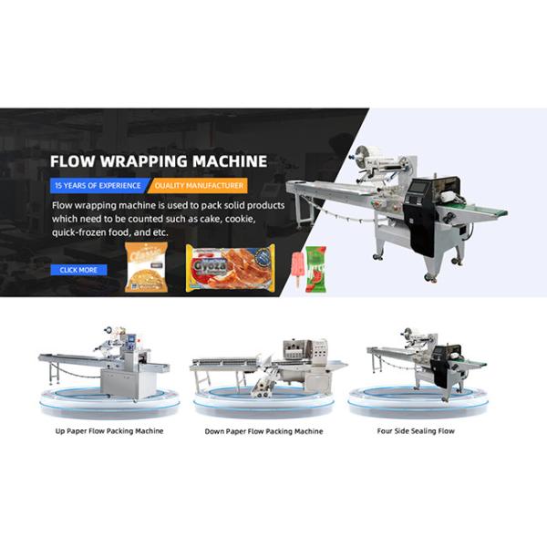 Toast Bread Hffs Horizontal Flow Wrapping Machine WZ220 Food Automatic Packaging