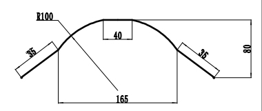 Semi Automatic Precision Ridge Cap Forming Machine Ridge Maker Machine 10m Min