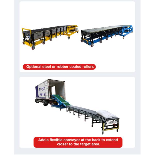 20ft and 40ft Container Automatic And Expandable truck loading conveyor