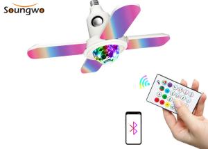 Music Playing LED E27 Bluetooth Light Bulb Speaker With RGB Controller