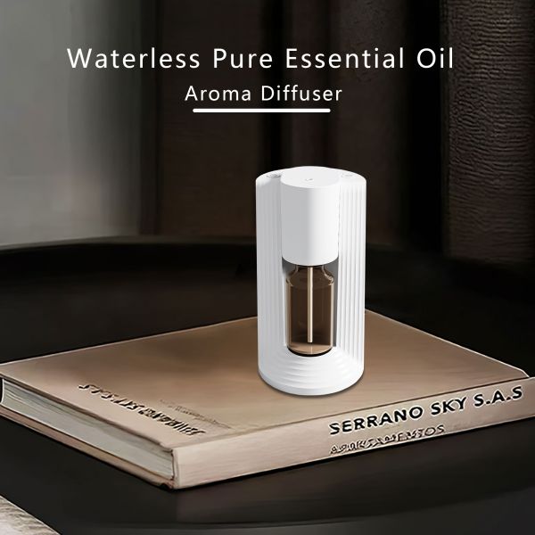 Cotton Free Structure 5W Battery Operated Aroma Diffuser With Two Fluid Atomization