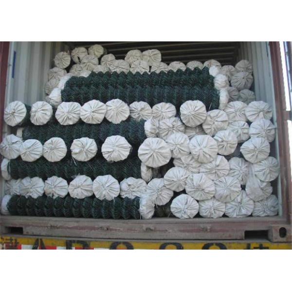 Galvanized Steel Chain Link Fence Fabric , 4 Feet Height Chain Link Wire Mesh