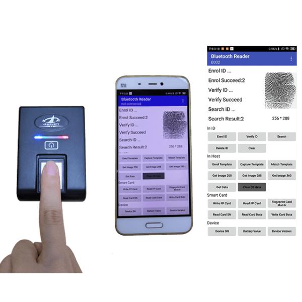 HFSecurity HF4000Plus Bluetooth Fingerprint Scanner With Replaced Battery Bluetooth